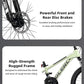 Glerc 20/24 Inch Kids Mountain Bike for Boys & Girls Ages 6-14 | 21-Speed Skyline Bicycle | with Front Suspension | and Disc Brakes | Multiple Colors