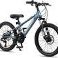 Glerc 20/24 Inch Kids Mountain Bike for Boys & Girls Ages 6-14 | 21-Speed Skyline Bicycle | with Front Suspension | and Disc Brakes | Multiple Colors