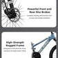 Glerc 20/24 Inch Kids Mountain Bike for Boys & Girls Ages 6-14 | 21-Speed Skyline Bicycle | with Front Suspension | and Disc Brakes | Multiple Colors