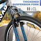 26" Mountain Bike - 1/7-Speed Lightweight High-Carbon Steel Frame, V Brakes & Front Suspension - Adjustable Ergonomic Seat for Men & Women(Quick Assembly, Multiple Colors)