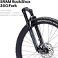 Paladin Electric Mountain Bike, 29-inch, Adult, Carbon Fiber Frame, Front Suspension, 500W Motor, Class 2 E-Bike (Dawn Silver, L)