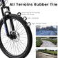 Mountain Bike 24/26/27.5" Full Dual Suspension 21-Speed Disc Brake | Carbon Steel | Adult Sport Bicycle | for Mens Womens