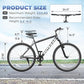 26" Mountain Bike - 1/7-Speed Lightweight High-Carbon Steel Frame, V Brakes & Front Suspension - Adjustable Ergonomic Seat for Men & Women(Quick Assembly, Multiple Colors)
